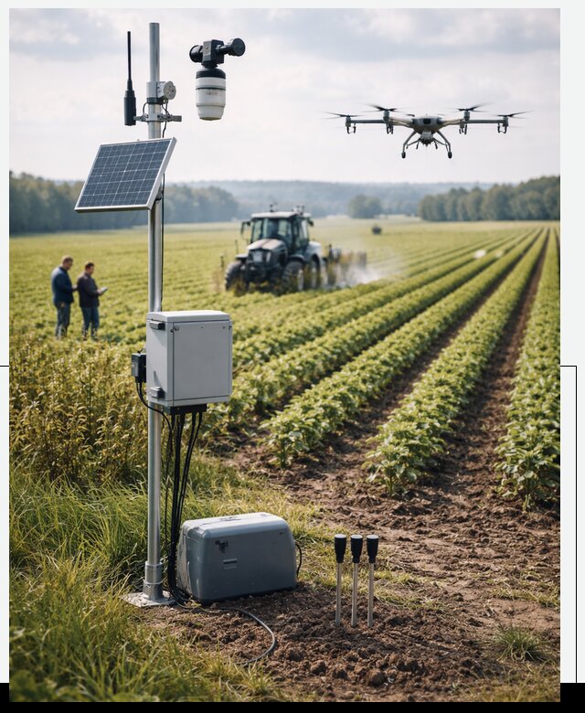 Разработка IoT мониторинга полей в Рубцовске от 8596 р. | АвикейРбц